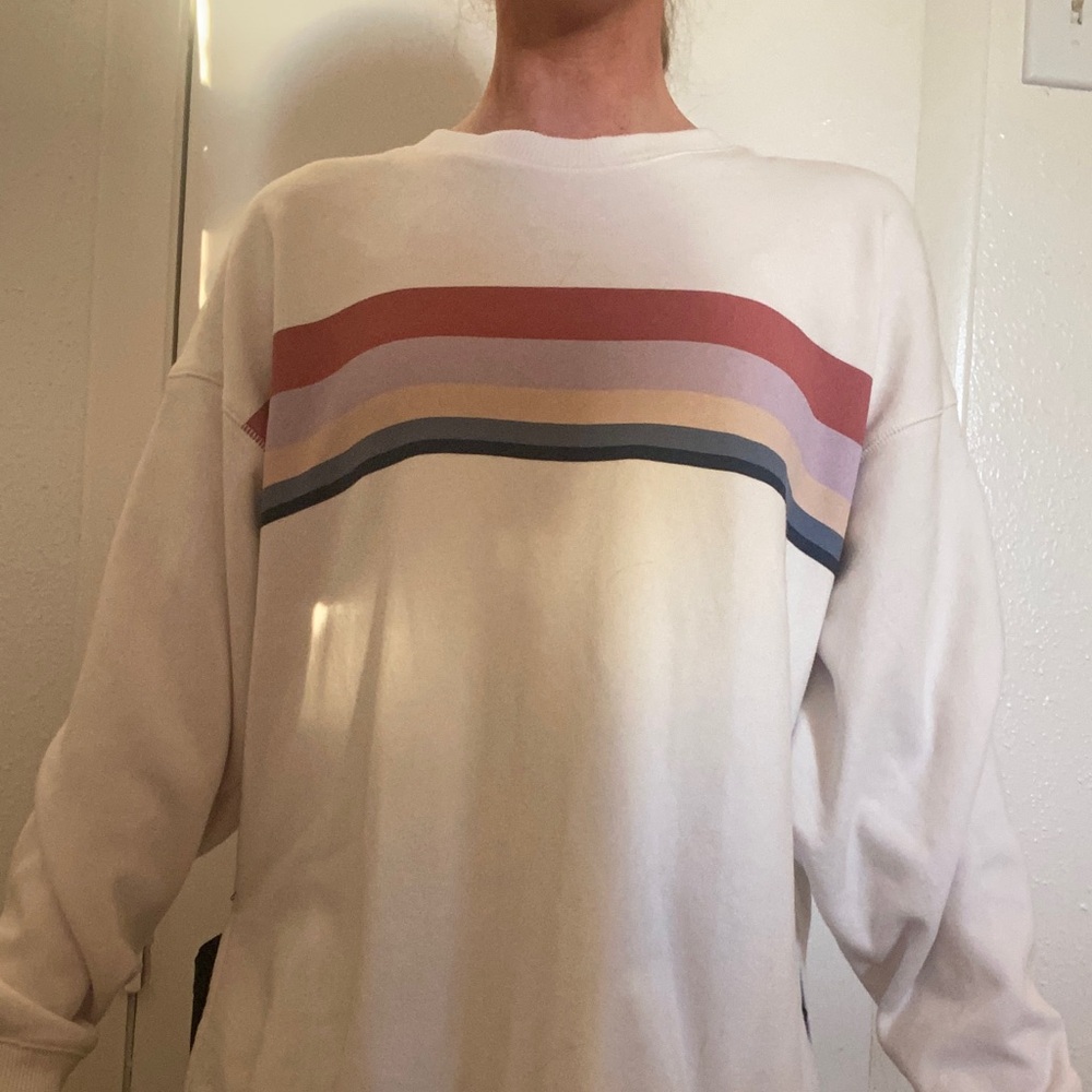 Oversized crew neck